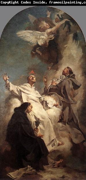 PIAZZETTA, Giovanni Battista Three Dominican Saints sg